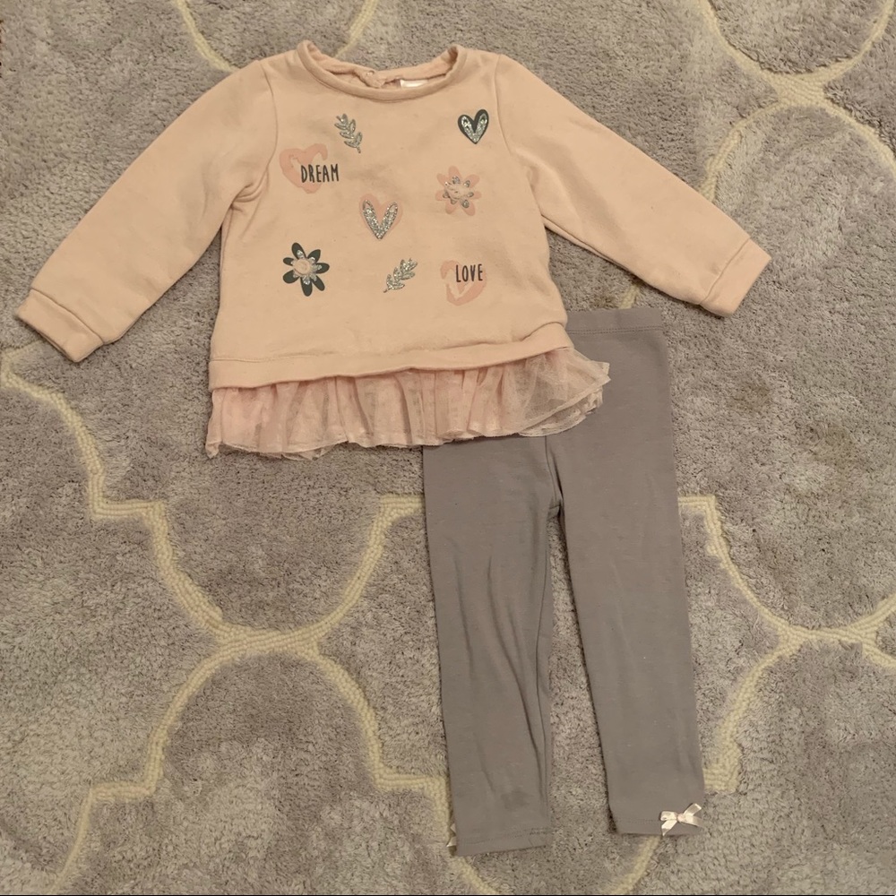 Baby girl matching set